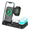 Cargo inalámbrico 4 en 1.15W Cargadores inalámbricos multifuncionales, soporte de carga inalámbrica, mesa de carga inalámbrica, para el reloj de auriculares Bluetooth de teléfonos móviles