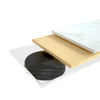 Cargador inalámbrico con aislamiento de aire para escritorio de 33 mm, placa de carga inalámbrica, base de carga inalámbrica, tapete de mesa de carga inalámbrica, cargador inalámbrico oculto