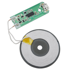 Módulo de carga inalámbrico de 5W QI bobina única para hogar inteligente, bobinas de carga inalámbrica, módulo de carga inalámbrico, placa base del cargador inalámbrico, placa de circuito del cargador inalámbrico, módulo de bobina transmisora