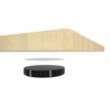 Cargador inalámbrico con aislamiento de aire para escritorio de 33 mm, placa de carga inalámbrica, base de carga inalámbrica, tapete de mesa de carga inalámbrica, cargador inalámbrico oculto