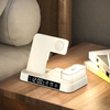 Cargo inalámbrico 4 en 1.15W Cargadores inalámbricos multifuncionales, soporte de carga inalámbrica, mesa de carga inalámbrica, para el reloj de auriculares Bluetooth de teléfonos móviles