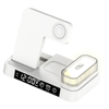 Cargo inalámbrico 4 en 1.15W Cargadores inalámbricos multifuncionales, soporte de carga inalámbrica, mesa de carga inalámbrica, para el reloj de auriculares Bluetooth de teléfonos móviles